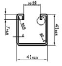 perf. RAPIDSTRUT 41 x 21 x 2,5 mm 6505625 6 m 44,79 Szyna ocynk. perf. RAPIDSTRUT 41 x 21 u H 6505626 6 m 126,46 Szyna ocynk. perf. RAPIDSTRUT 41 x 41 x 1,5 mm 6505644 6 m 41,40 Szyna ocynk. perf. RAPIDSTRUT 41 x 41 x 2,5 mm 6505645 6 m 55,31 Szyna ocynk.