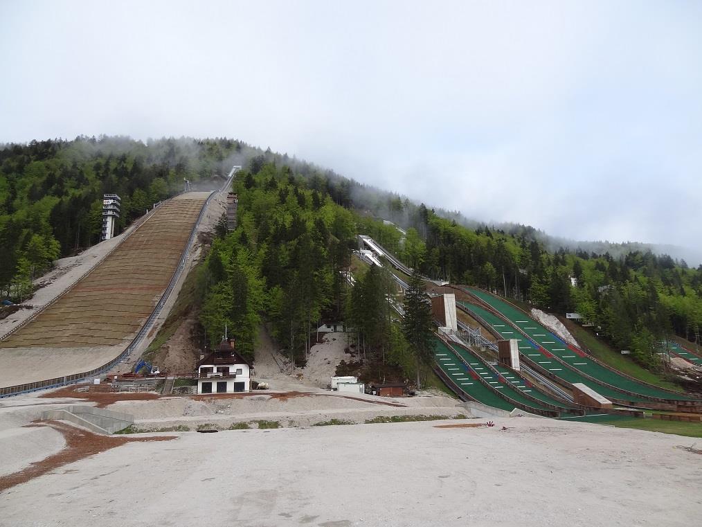 Fot. 20: Kompleks skoczni narciarskich Planica.