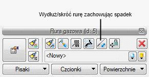 Opis i edycja obiektów Opis dodatkowy użytkownik wpisuje dodatkowe dane specyfikujące obiekt i przenoszące się do zestawienia materiałów.