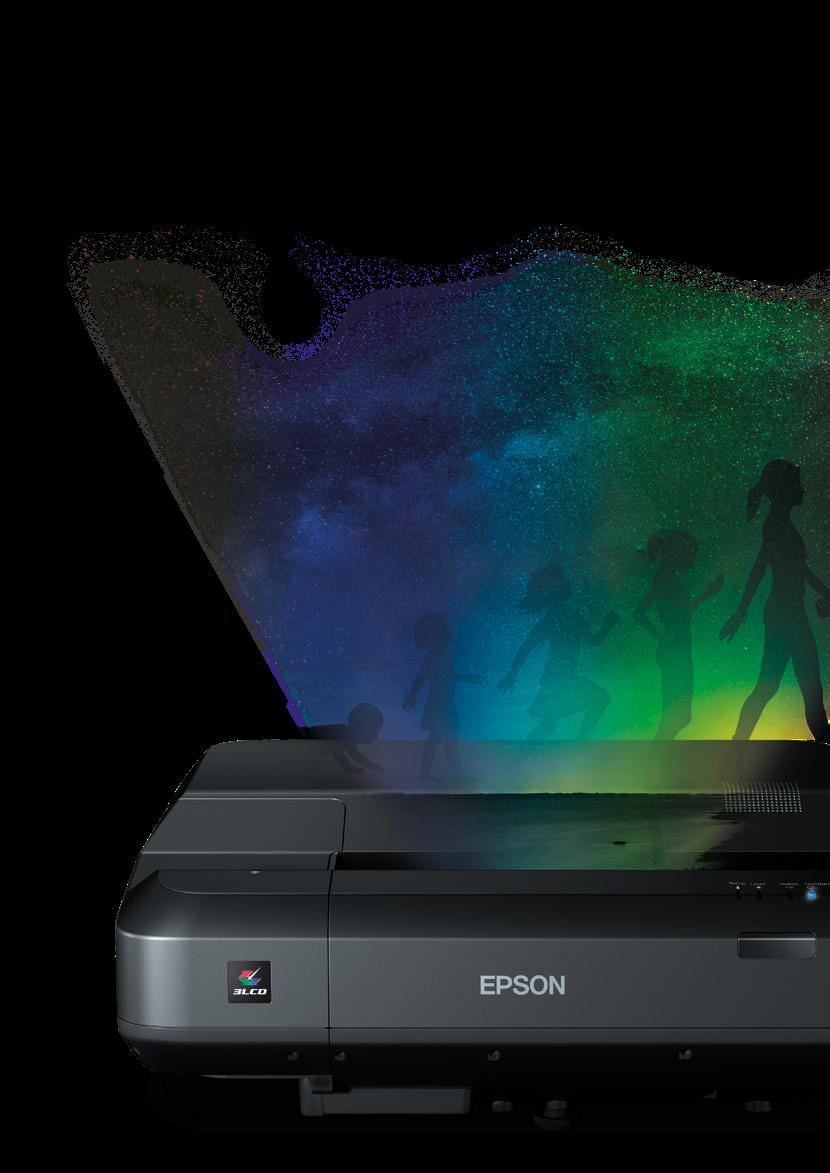 Projektory na lata Niezależnie od tego, czy wybierzesz model laserowy czy lampowy, projektory firmy Epson pozwolą Ci cieszyć się różnymi rodzajami