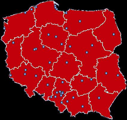 w styczniu dodajemy wybraną ilość miast np. 15 miesięcznie.