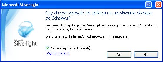 Później należy kliknąć na stronie http://karty.biosys.pl.hostingasp.pl/ przycisk Wklej ze schowka *. *Innym sposobem jest kliknąć jednocześnie CTRL i V, gdy kreska miga w okienku wpisywania.