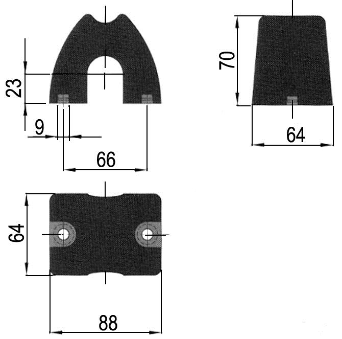 ZAMKNIĘCIA ZEWNĘTRZNE ø 22 mm 10.02.01.