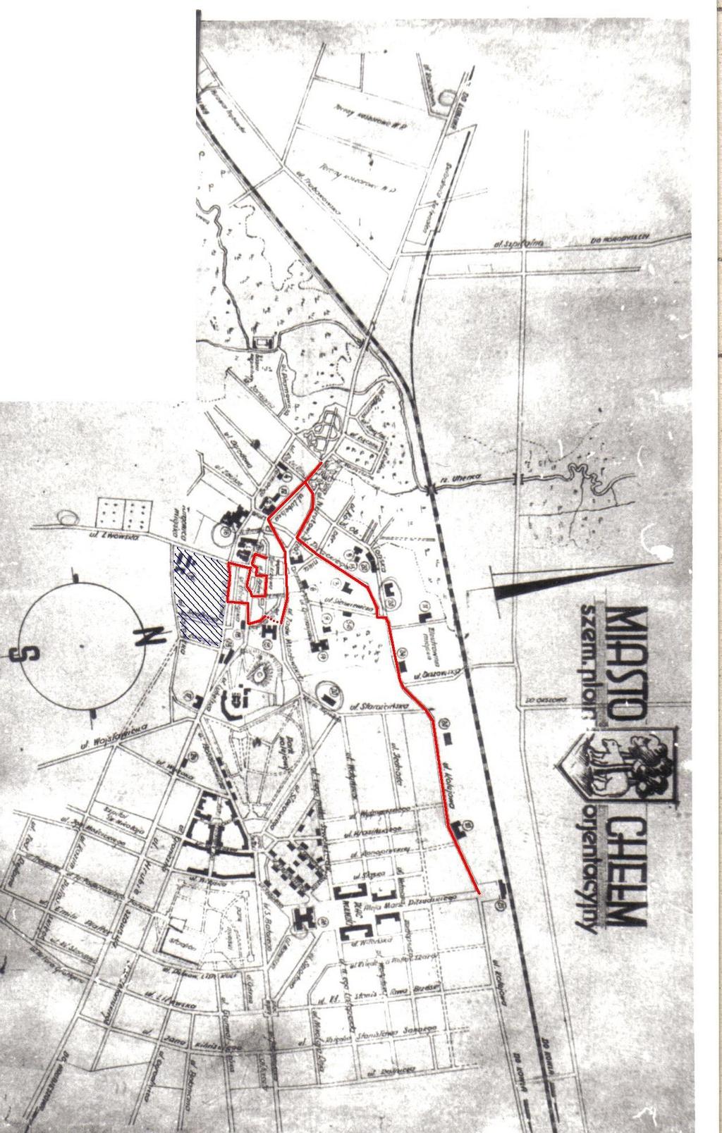 Mapa pochodzi ze zbiorów Działu Historii Muzeum