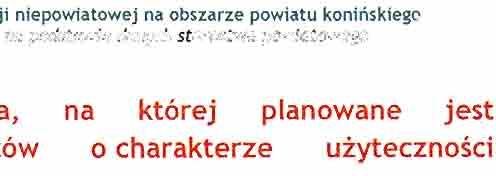 konińskiego Źródło: opracowanie własne na podstawie danych starostwa