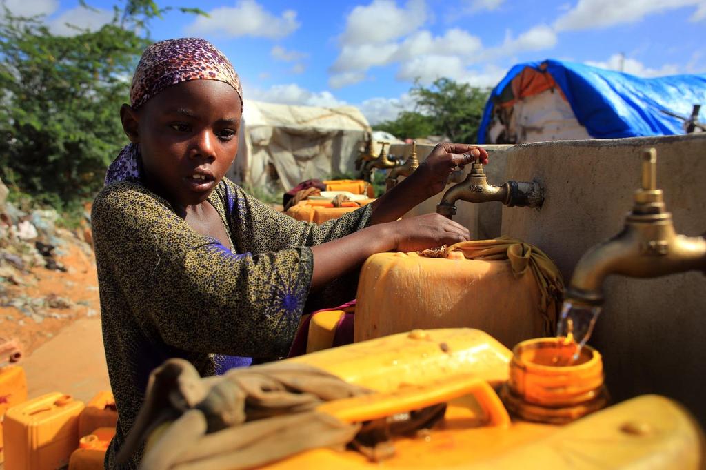 Somalia 2015. Fot. Jacek Marczewski PAH stara się zapewnić dostęp do wody jak największej ilości osób w Sudanie Płd., Somalii i Syrii.