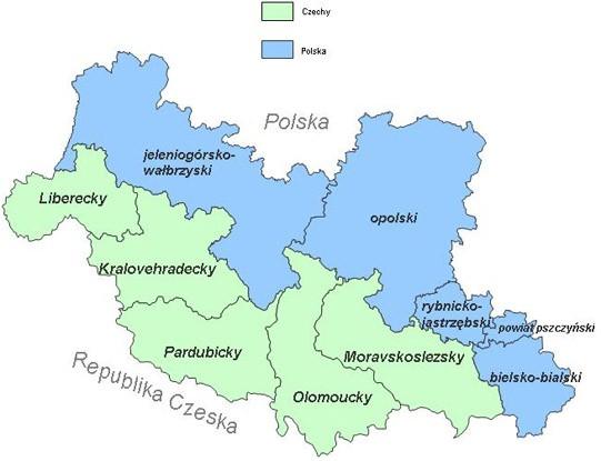 Długość granicy polskoczeskiej wynosi ok. 796 km, z czego długość granicy województwa dolnośląskiego z Republiką Czeską wynosi ok. 438 km (ok.