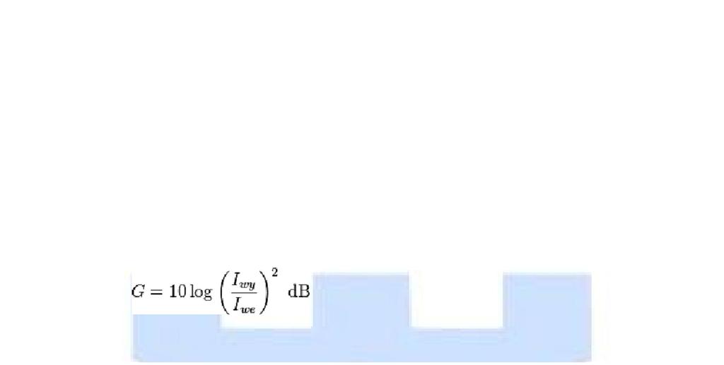 7 z 9 2012-10-25 11:55 W przypadku gdy wejściowa i wyjściowa impedancja R we i R wy są sobie równe, wzór powyższy upraszcza się do podanej definicji wzmocnienia napięcia.