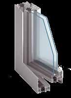 klasa C4, EN 12211:2001; EN 12210:2001 OKNO Z UKRYTYM SKRZYDŁEM Funkcjonalność i estetyka - jednolity widok zewnętrzny okien stałych i otwieranych, - okna stałe lub otwierane do wewnątrz: