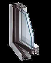 W systemie MB-70 w wersji INDUSTRIAL profile okienno-drzwiowe z przegrodą termiczną zostały wzbogacone o dodatkowe elementy dekoracyjne nawiązujące wyglądem do okien stalowych w budynkach