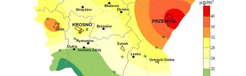 zanieczyszczenia powietrza benzo(a)pirenem na obszarach objętych naprawczymi Programami Ochrony Powietrza, w