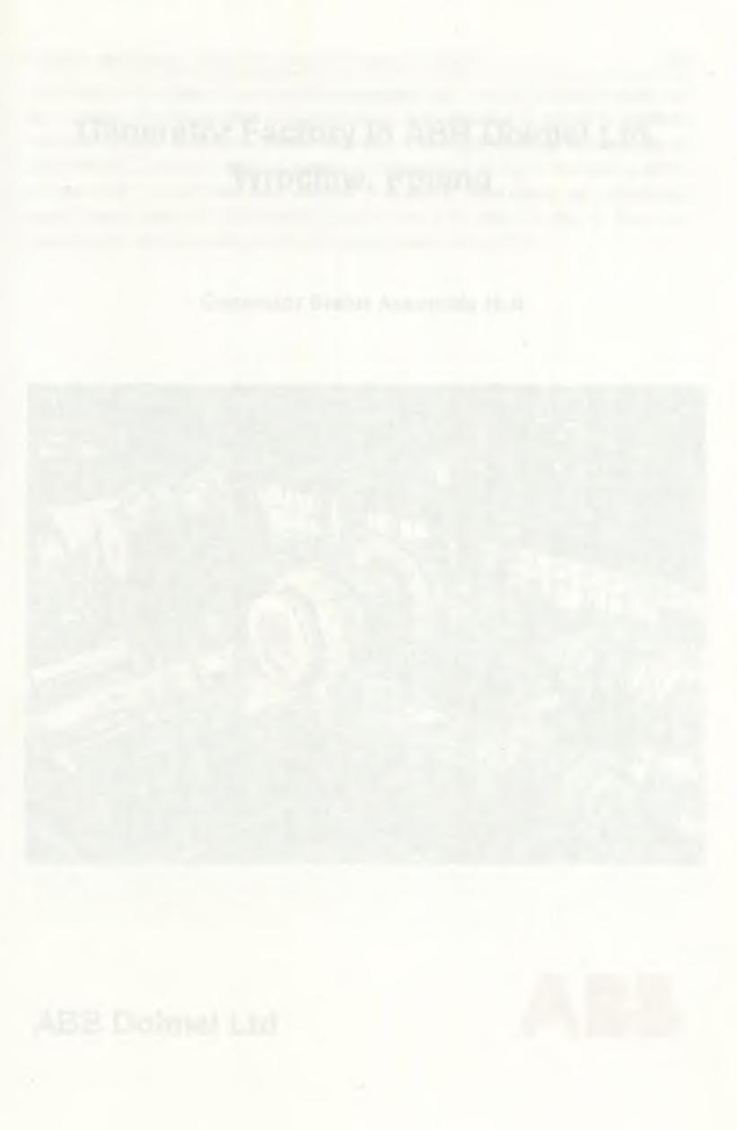 Prądnice synchroniczne do modernizacji lokomotyw spalinowych 139 12V396TC14 Diesel Engine made by MTU corporation. Fig. 1 and Fig. 2 show the outline o f the generator.