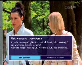 7 Nagrywarka cyfrowa * Dekodery UPC Mediabox z nagrywarką cyfrową posiadają wbudowany twardy dysk, który może zarejestrować od 65 do 140 godzin nagrania.