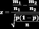 populacji sprawdzić hipotezę, że parametry p 1 i p 2 są jednakowe, tzn: H o : p 1 =p 2 wobec hipotezy alternatywnej: