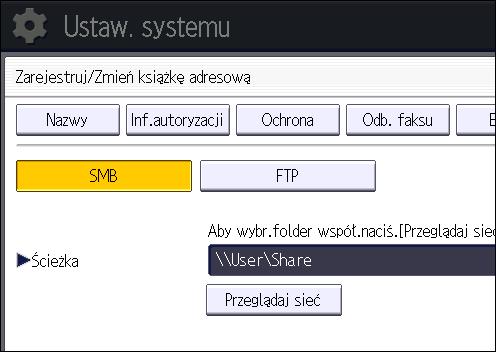 Naciśnij przycisk [Wyjście]. Jeżeli test połączenia nie powiedzie się, sprawdź ustawienia, a następnie spróbuj ponownie. 21. Naciśnij przycisk [OK]. 22.