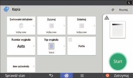 2. Wprowadzenie No. Ikona Opis 6 Z jednej strony arkusza można połączyć dwa jednostronne oryginały lub jeden dwustronny oryginał.