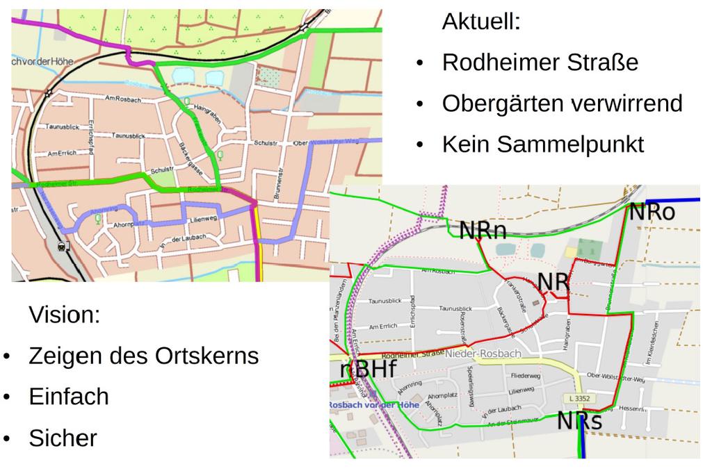 Nieder-Rosbach Aktualnie: Rodheimer Straße zamieszanie na ul.