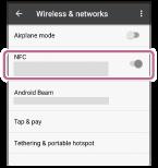 Połączenie jednym dotknięciem (NFC) ze smartfonem Android (system Android 4.