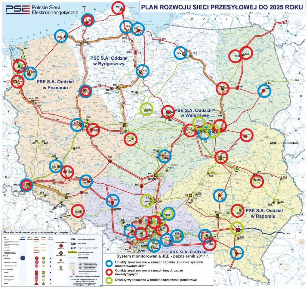 System monitorowania jakości energii elektrycznej PSE S.A. System SMJEE na koniec I kwartału 2018 r.