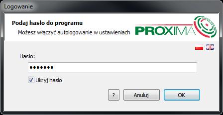 Pole Przycisku zmienia kolor na zielony - programowanie zakończyło się sukcesem lub kolor czerwony - porażka.