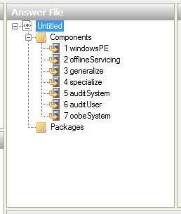 Aby nazwać plik wybierz węzeł główny Untitled. Kliknij File> Save Answer File > nazwij plik autounattend.