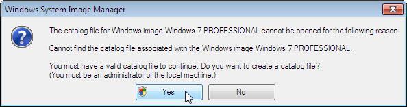 Plik katalogu generowany jest w obszarze " Windows
