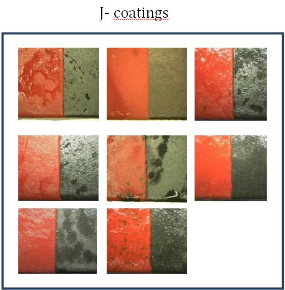 Coatings were incubated in algal cultures during first 30 hours to detect the process in the very early stage of fouling. 83 Figure 1.