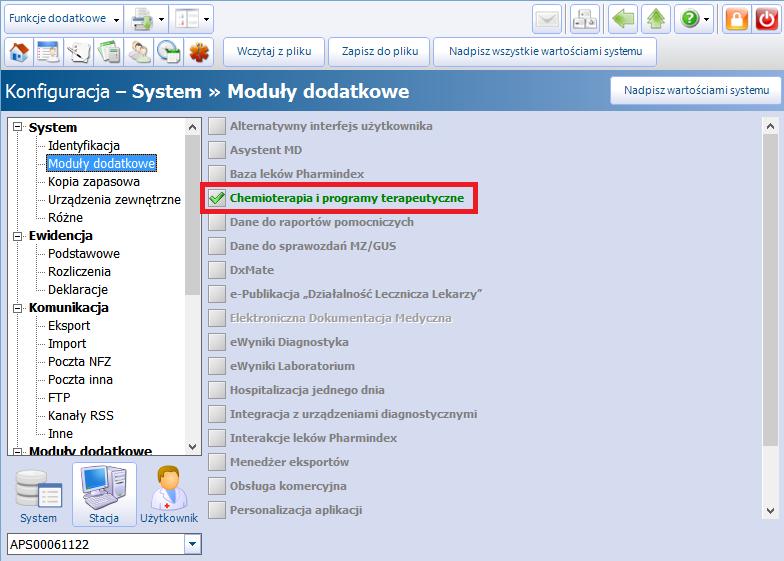 Rozpoczęcie pracy z modułem Rozdział Rozpoczęcie pracy z modułem 1 Aby rozpocząć pracę z modułem "Programy lekowe / chemioterapia" należy: dokonać zakupu modułu na stronie Centrum Zarządzania