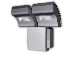 NOXLITE TM LED SPOT 2x8W Zewn trzna, regulowana, reflektorowa oprawa LED Regulowana reflektorowa zewn trzna oprawa LED Oszcz dno energii dzi ki technologii LED Regulacja kierunku padania