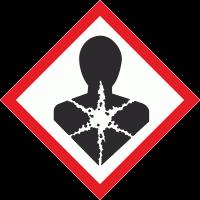 zagrożeń wynikających z pracy z chemikaliami (piktogramy,
