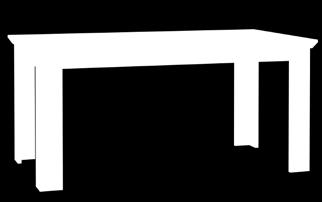 90 cm Dekor: T75 Stół rozkładany EPLT401 szer. 160 (205)/wys. 75/gł.