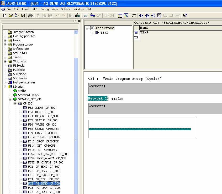 W tym celu w oknie programu Simatic Manager wybieramy kolejno Simatic 312C CPU 312C S7 Program(2) Blocks. Rys.14. Rys. 14 4.