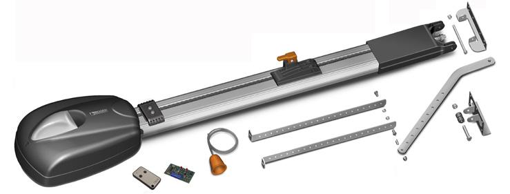 Automatyka do bram garażowych SYMBOL PRODUKTU SET M40/662 Zestaw z motoreduktorem M40/662 na 24V, 650N, z