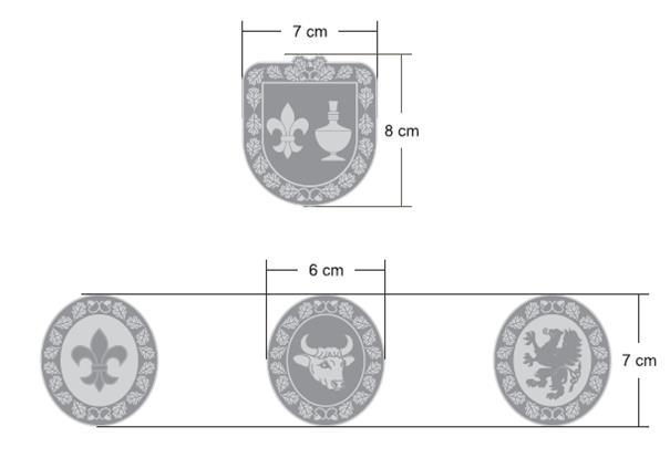 Wzór łańcucha Przewodniczącego Rady Gminy Koczała Id: