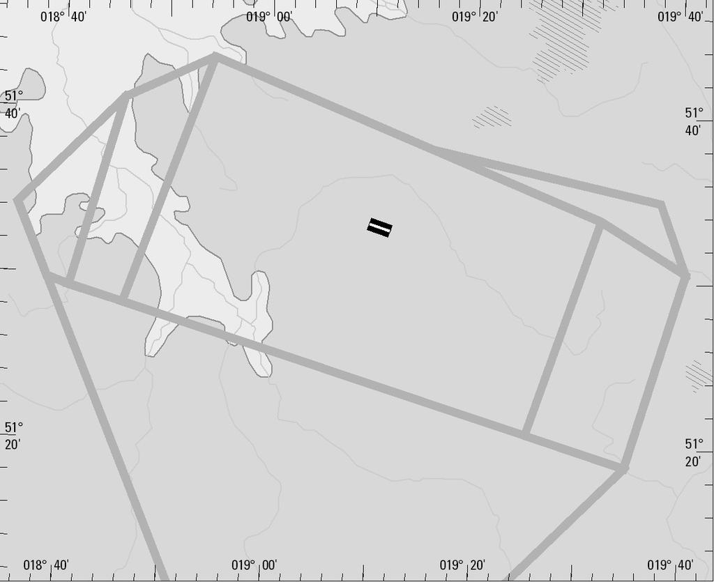 VISUAL OPERATION CHART FIS WARSZAWA 119.450 MATZ EPLK A: GND-762 m LASK APPROACH 125.350 AIRSPACE: MATZ EPLK B: 762 m-fl095 AD ELEV 195 LASK TOWER 133.