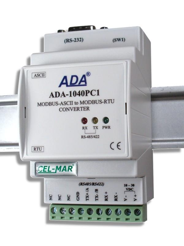 Instrukcja obsługi ADA-1040PC1 Konwerter MODBUS-ASCII na