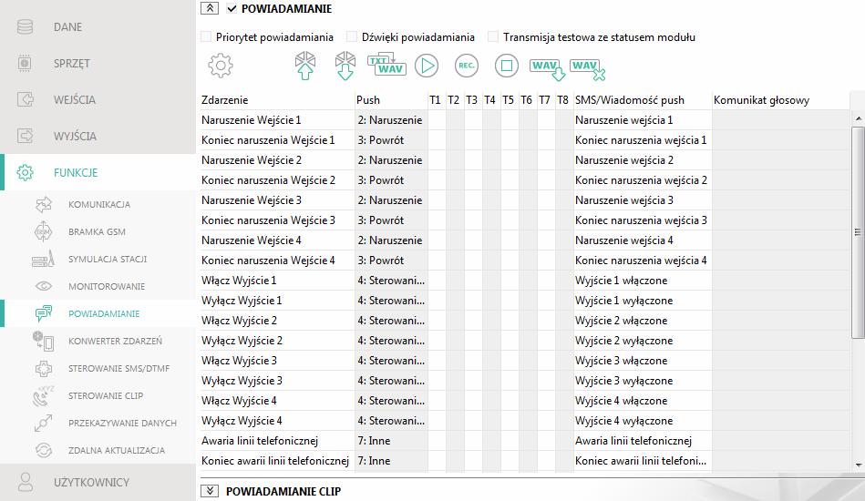 42 GSM-X SATEL Wpływ na przełączanie się z jednej karty SIM na drugą mają parametry Czas blokady i Czas powrotu (patrz: GSM s. 28).