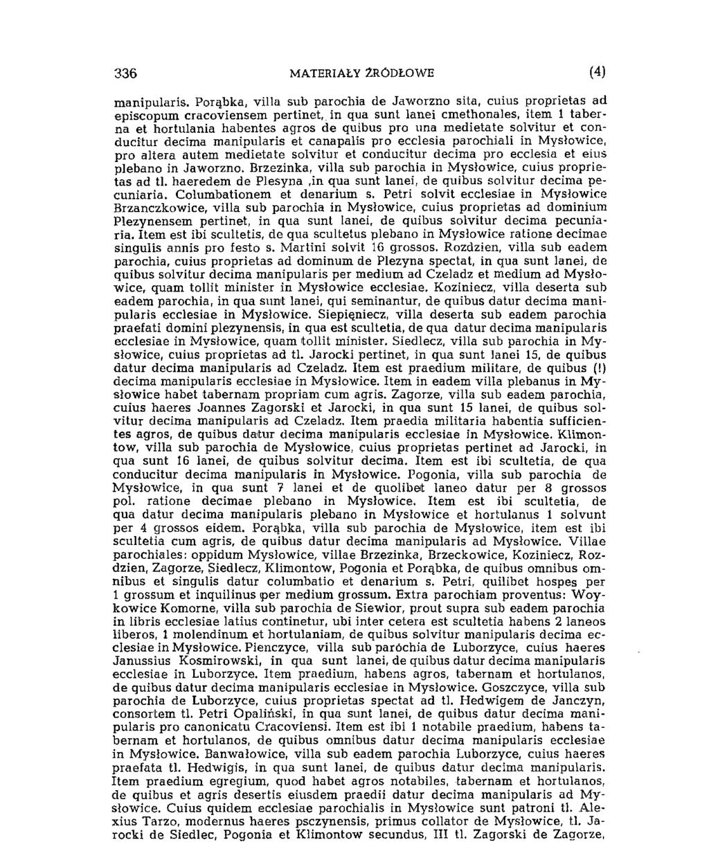 (11) MATERIAŁY ŹRÓDŁOWE 343 335 manipularis.