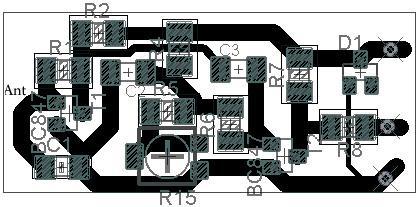 lutowany element.