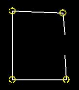 Użyj polecenia Rysuj polilinię, aby utworzyć przybliżony profil C. Na tym etapie profil nie musi być symetryczny ani mieć odpowiednich wymiarów. 3.