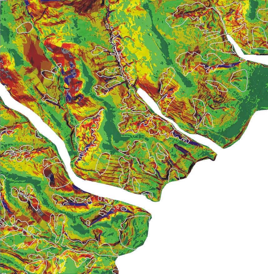 Charakterystyka geomorfologiczna arkusza w GIS 35 30