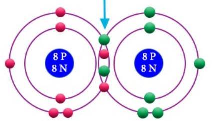 elektroujemności, to rozkład ładunków elektrycznych w cząsteczce jest symetryczny cząsteczka chloru Cl 2 cząsteczka tlenu O 2 wspólne pary elektronów oba atomy