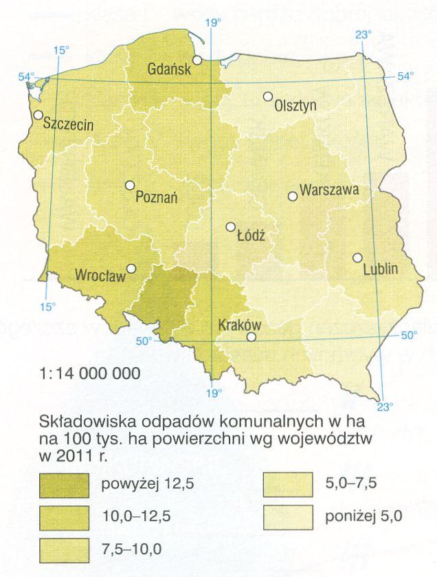 Bardzo duże zagrożenie dla środowiska stwarzają m.in.