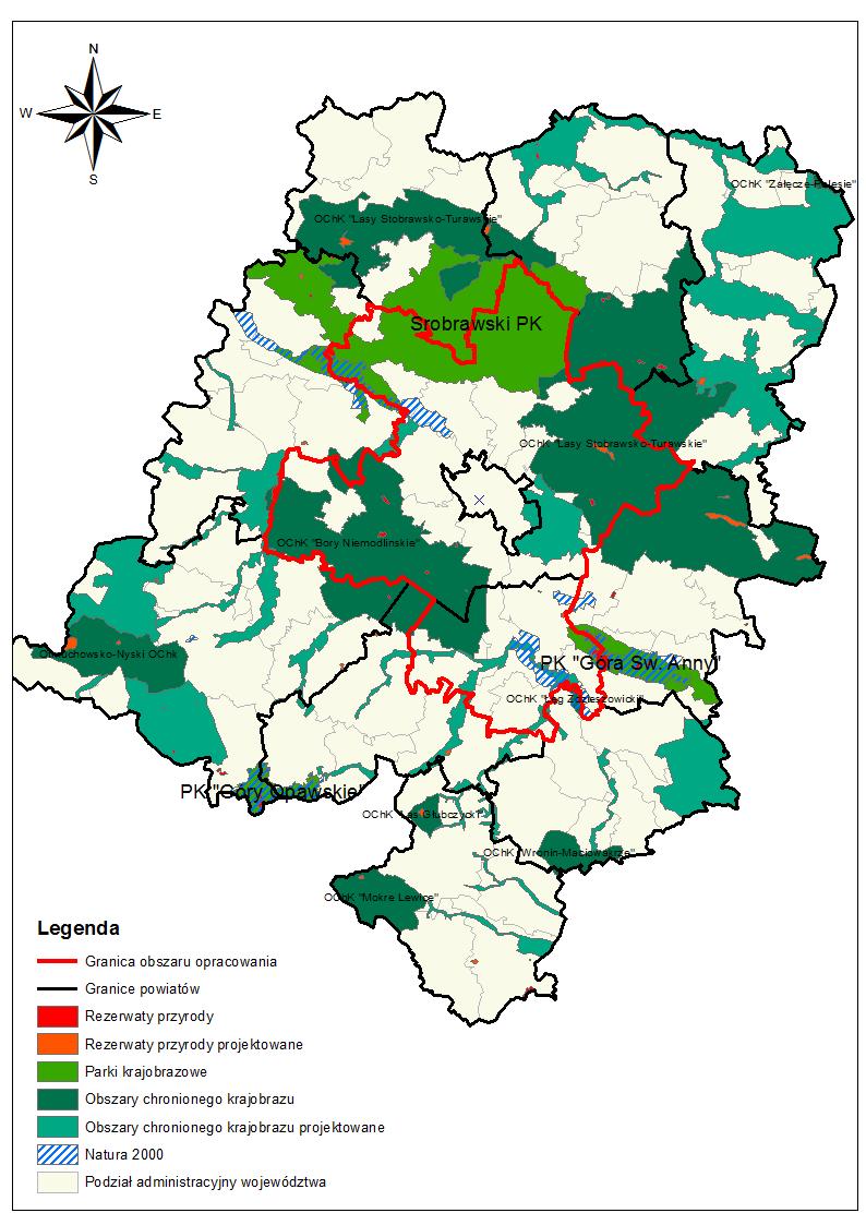 Formy ochrony przyrody Formami ochrony przyrody występującymi w województwie opolskim są: Rezerwaty przyrody