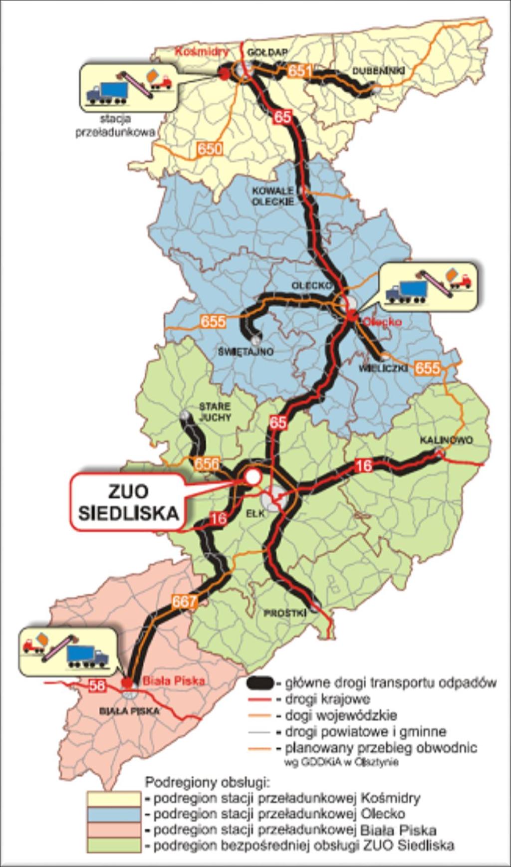 Rysunek 3 Podział Regionu