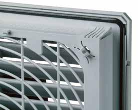 Zoptymalizowane żebra i łopatki wirnika zapewniają maksymalny przepływ powietrza przy minimalnym zużyciu energii. Wentylator filtrujący 4.0 można opcjonalnie wyposażyć w termostat.