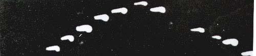Wykonane zostało pięć zdjęć jakie ukazują dwie formacje UFO lecące w dwóch odmiennych kierunkach. Wszystkie fotografie pokazują formację V-kształtną UFO lecących w trybie wiru magnetycznego.