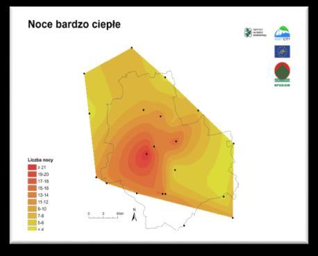 Mapa Klimatyczna Warszawy współczesne zagrożenia klimatyczne Komitet Konsultantów Naukowych - przedstawiciele SGGW, Uniwersytetu Łódzkiego, IMiGW i Uniwersytetu