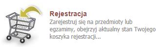 III. Rejestracja na przedmioty Każda rejestracja jest przypisana do konkretnej jednostki organizacyjnej, czyli zazwyczaj do wydziału oraz posiada status (tylko na rejestracje aktywne można się