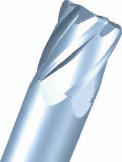 142-144 Frese multitaglienti toriche indicate per forti asportazioni radiali e ridotte asportazioni assiali. Multicut corner radius end mills for high radial infeeds and limited axial depths.